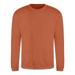 Unisex mikina bez kapuce JustHoods - Ginger biscuit XL
