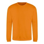 Unisex mikina bez kapuce JustHoods - Pumpkin pie XS