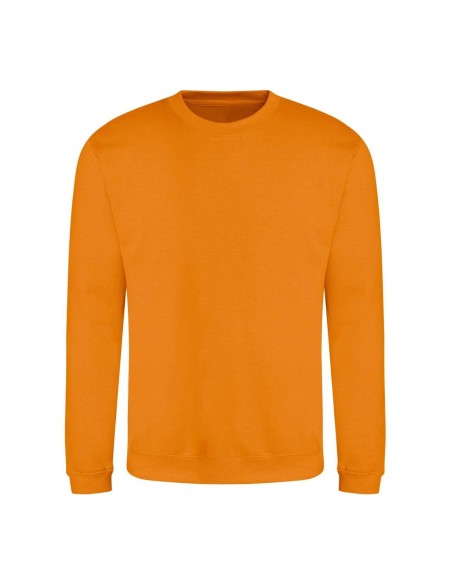 Unisex mikina bez kapuce JustHoods - Pumpkin pie XS