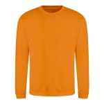 Unisex mikina bez kapuce JustHoods - Pumpkin pie M