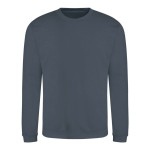 Unisex mikina bez kapuce JustHoods - Airforce blue M