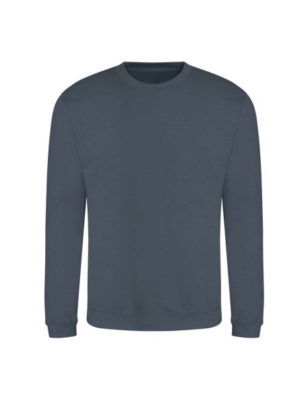 Unisex mikina bez kapuce JustHoods - Airforce blue M