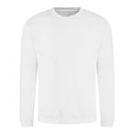 Unisex mikina bez kapuce JustHoods - Arctic white XL