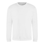 Unisex mikina bez kapuce JustHoods - Arctic white XL