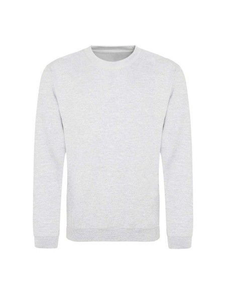 Unisex mikina bez kapuce JustHoods - Ash M