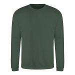 Unisex mikina bez kapuce JustHoods - Bottle green XS