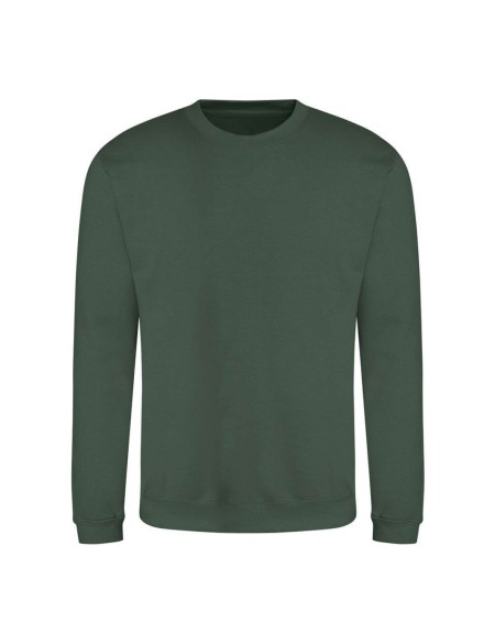 Unisex mikina bez kapuce JustHoods - Bottle green L