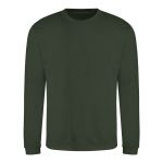 Unisex mikina bez kapuce JustHoods - Forest green M