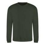 Unisex mikina bez kapuce JustHoods - Forest green M