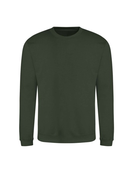 Unisex mikina bez kapuce JustHoods - Forest green M