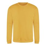 Unisex mikina bez kapuce JustHoods - Gold L