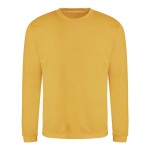 Unisex mikina bez kapuce JustHoods - Gold XS