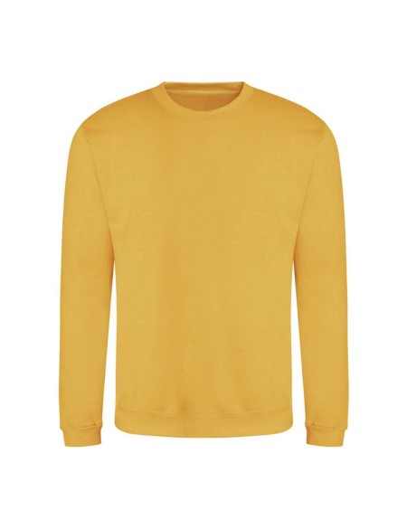 Unisex mikina bez kapuce JustHoods - Gold S