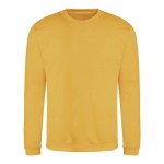 Unisex mikina bez kapuce JustHoods - Gold M