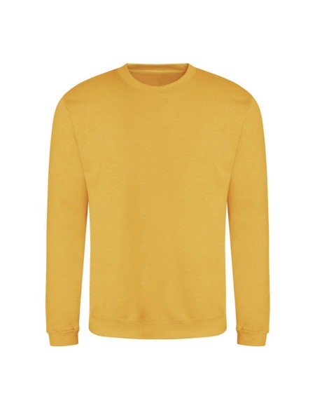 Unisex mikina bez kapuce JustHoods - Gold M