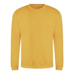 Unisex mikina bez kapuce JustHoods - Gold L