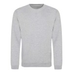 Unisex mikina bez kapuce JustHoods - Heather grey 5XL