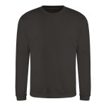 Unisex mikina bez kapuce JustHoods - Hot chocolate M