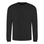 Unisex mikina bez kapuce JustHoods - Jet black 3XL