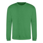 Unisex mikina bez kapuce JustHoods - Kelly green XS