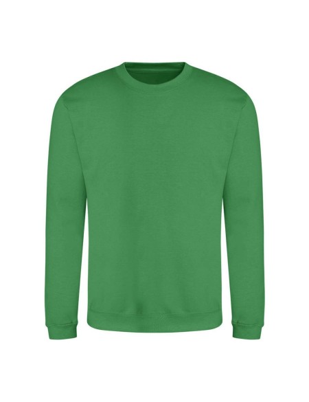 Unisex mikina bez kapuce JustHoods - Kelly green XS