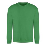Unisex mikina bez kapuce JustHoods - Kelly green L
