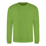 Unisex mikina bez kapuce JustHoods - Lime green L