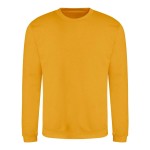 Unisex mikina bez kapuce JustHoods - Mustard S