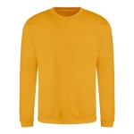 Unisex mikina bez kapuce JustHoods - Mustard L