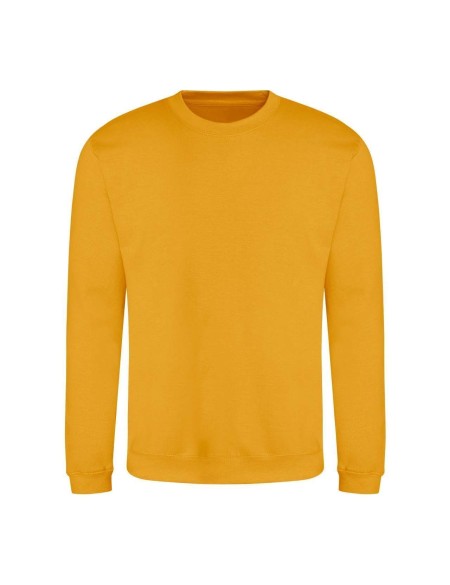 Unisex mikina bez kapuce JustHoods - Mustard L