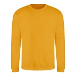 Unisex mikina bez kapuce JustHoods - Mustard XL
