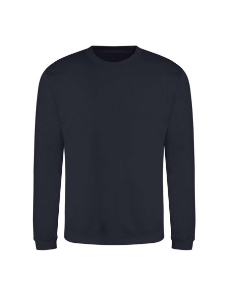 Unisex mikina bez kapuce JustHoods - New french navy M