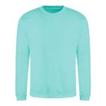 Unisex mikina bez kapuce JustHoods - Peppermint S