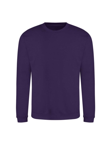 Unisex mikina bez kapuce JustHoods - Purple S