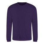 Unisex mikina bez kapuce JustHoods - Purple XL