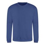 Unisex mikina bez kapuce JustHoods - Royal blue XS