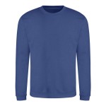 Unisex mikina bez kapuce JustHoods - Royal blue 5XL