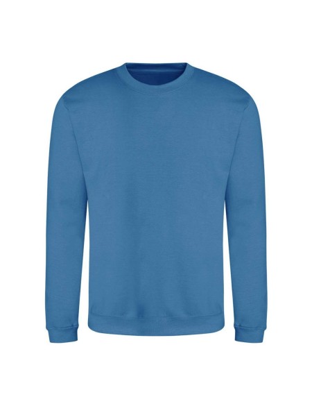Unisex mikina bez kapuce JustHoods - Sapphire blue S