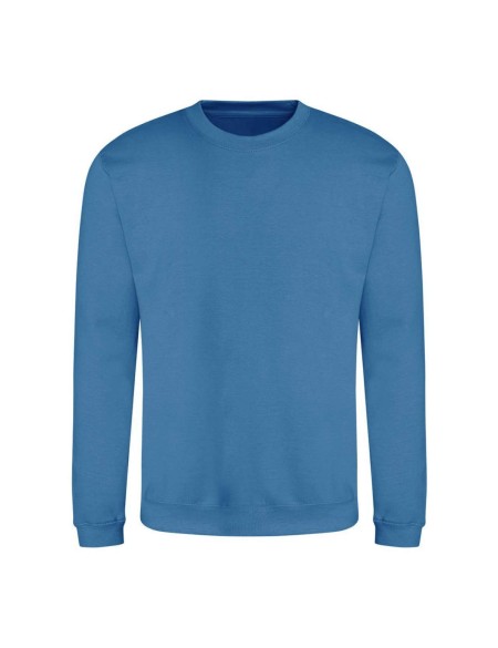 Unisex mikina bez kapuce JustHoods - Sapphire blue XL