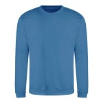 Unisex mikina bez kapuce JustHoods - Sapphire blue XXL