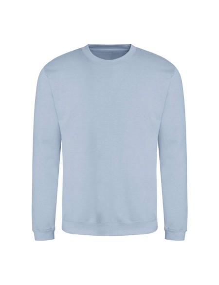 Unisex mikina bez kapuce JustHoods - Sky blue XS