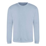 Unisex mikina bez kapuce JustHoods - Sky blue XL