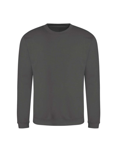 Unisex mikina bez kapuce JustHoods - Steel grey XS