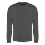 Unisex mikina bez kapuce JustHoods - Steel grey XL