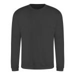 Unisex mikina bez kapuce JustHoods -  Storm grey XS