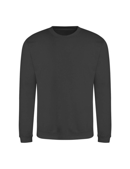 Unisex mikina bez kapuce JustHoods -  Storm grey XS