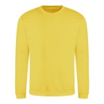 Unisex mikina bez kapuce JustHoods -  Sun yellow M