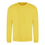 Unisex mikina bez kapuce JustHoods -  Sun yellow XL