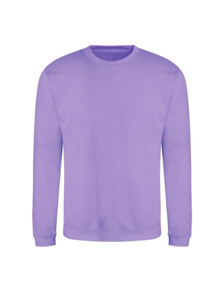 Unisex mikina bez kapuce JustHoods - Digital lavender S