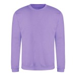 Unisex mikina bez kapuce JustHoods - Digital lavender XXL
